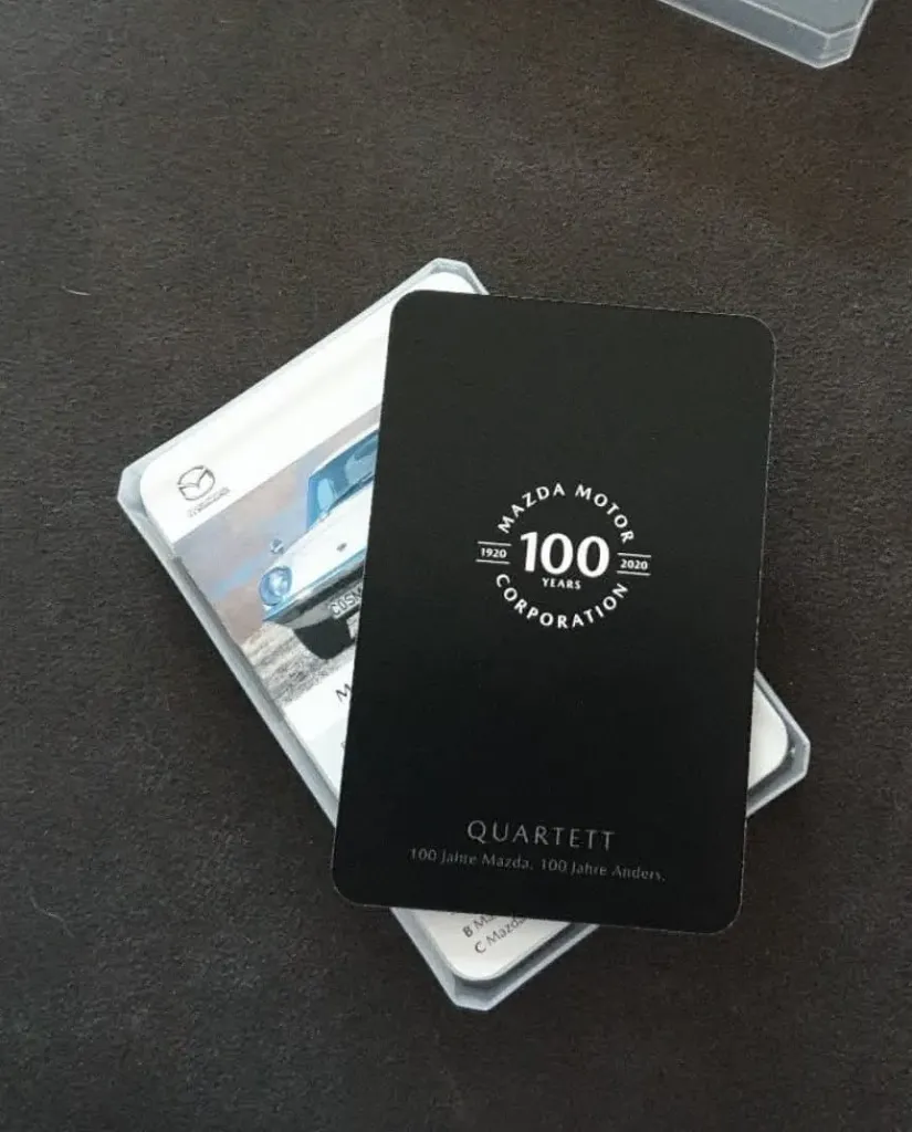 Kwartetspel 100 jaar Mazda