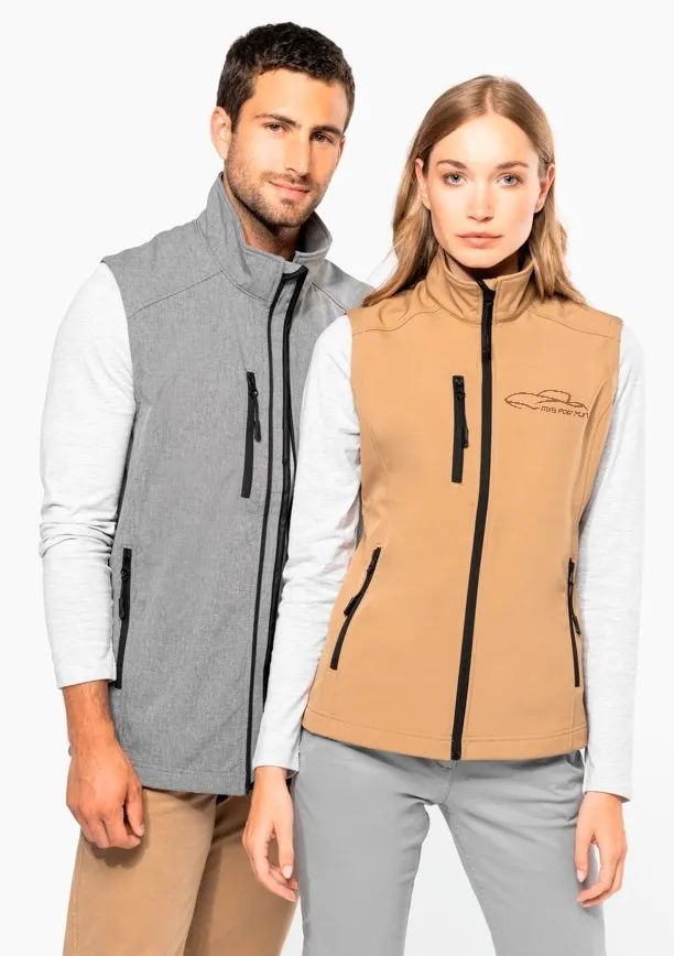 Softshell bodywarmer (Black, XS)