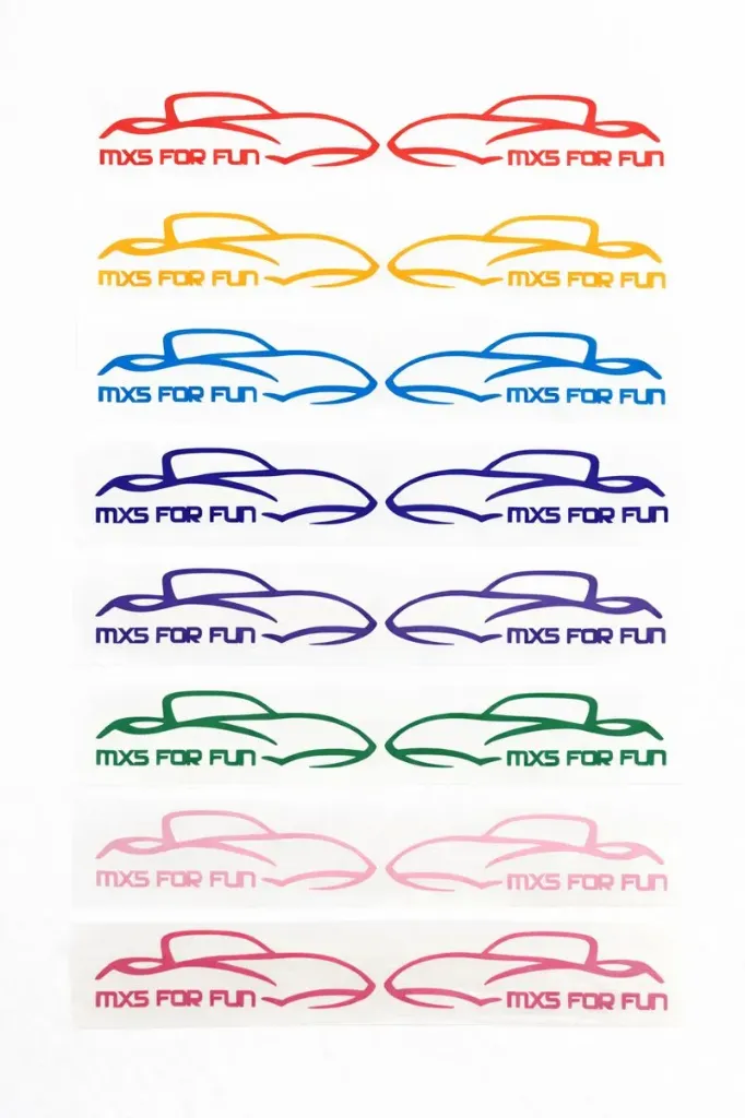 Sticker (gekleurd) - set van 2